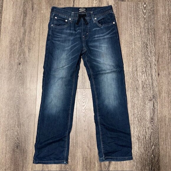 Signature by Levi Strauss Other - Adjustable Waist Levis Signature Relaxed Straight Leg Blue Jeans Size 14 Reg
